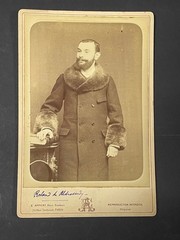 Original Large Photo Late 19th Century Dandy Portrait Gentleman E. Appert