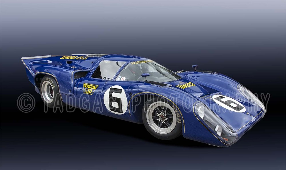 Sunoco Lola T70 MkIIIb Classic Race Car Photo CA-1526