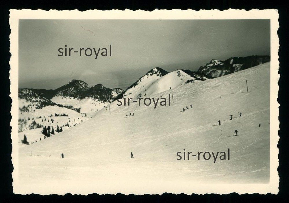 Bayrischzell / Oberaudorf 1955 – Sudelfeld Ski Resort – 1950s – Photo 9x6cm