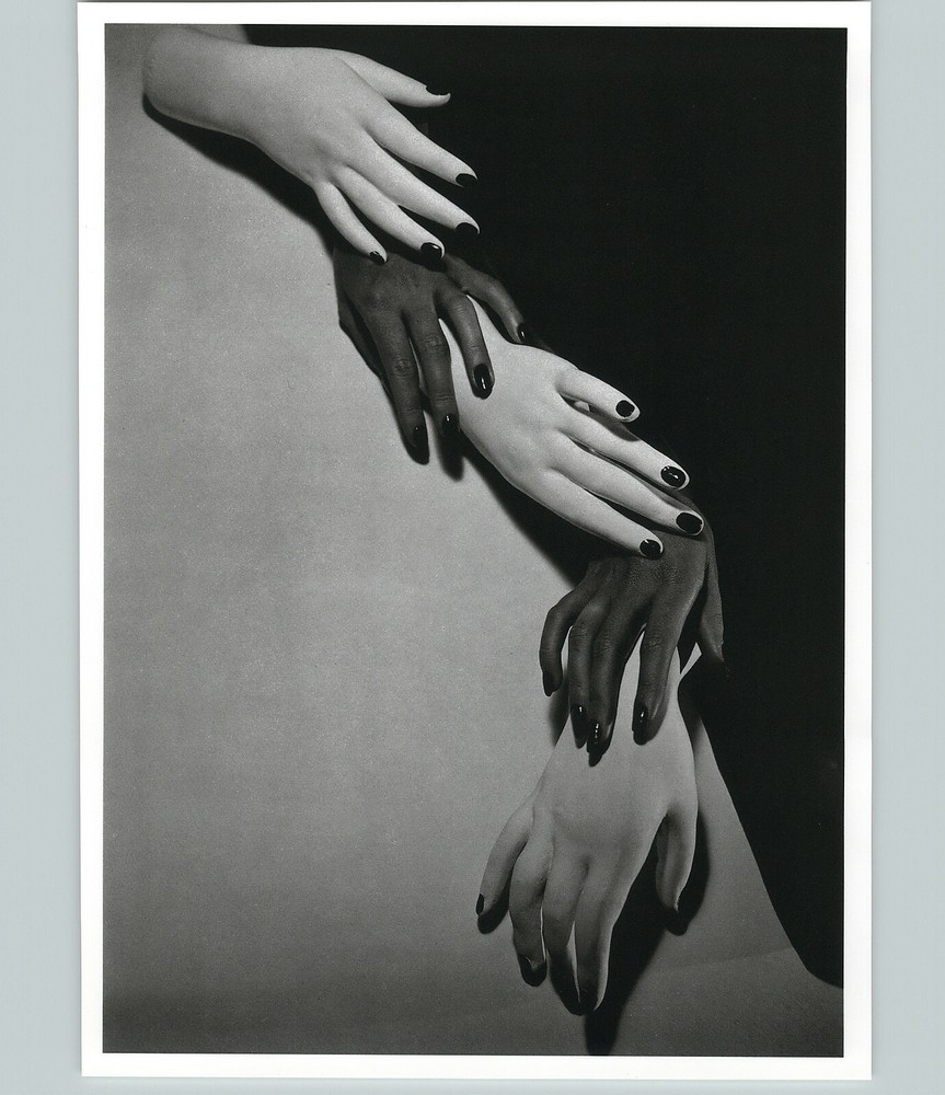 1941 1992 Female Mannikin Hands Black & White Large Art Photo By Horst 16X20