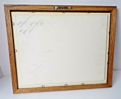 Vintage Art Gore Photograph Original Print Colorado Artist ’82 Framed Sepia Tint