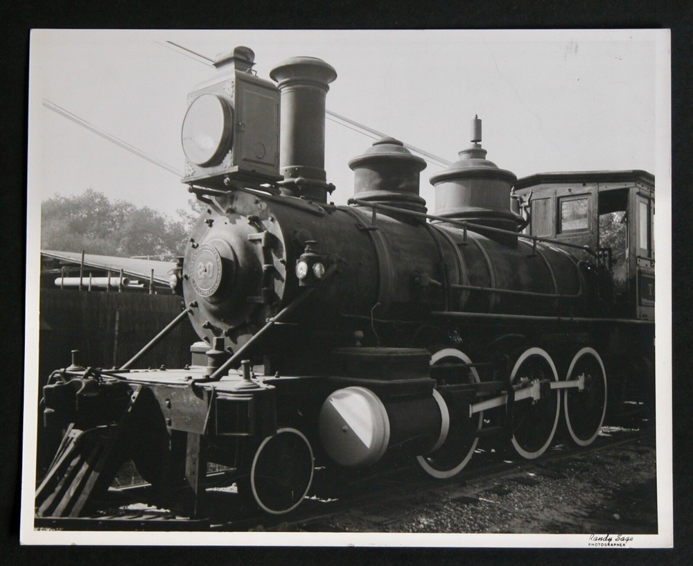 Steam Locomotive Engine 20 Philadelphia 8×10 Photograph Vtg 50s Railway Railroad