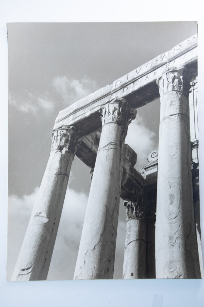 Photographic Print Robert Manson 1950 Rome Forum 30X40CM