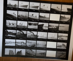 Photo Print Large Contact Sheet 1980 Various Views Normandy 40X50cm