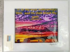 He Shall Direct Thy Path Proverbs Photo Print Tracy Brock Alabama 11 x 14 Matted