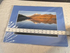 NEW Matted Photographic Art Print Photographer Lake Landscape Nature 2013 Frank