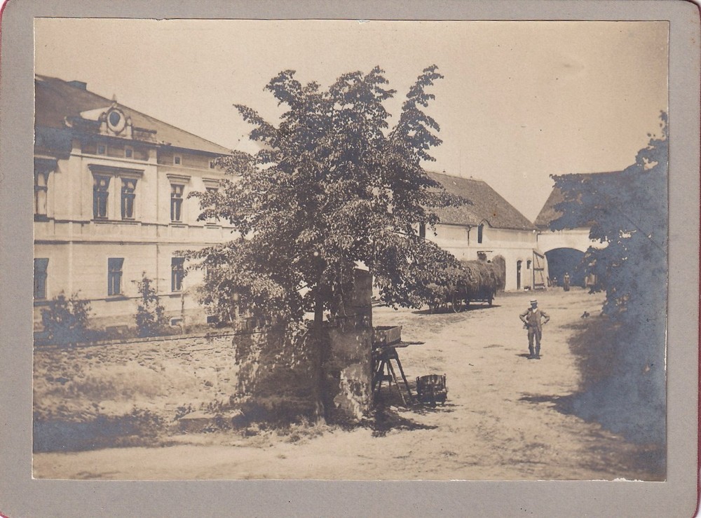 Photo on Cardboard – Unknown Manor – Circa 1900