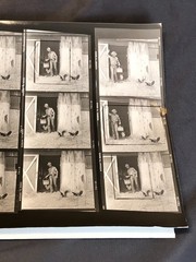 NEWLY FOUND Hendrickson PHOTO Contact Sheet Proof /Negs HOT COWBOY FEEDS SKUNKS