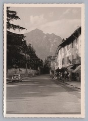 Mandello Del Lario Italy 1958 – Fiat Street Bar Shop – Old Photo 1950s
