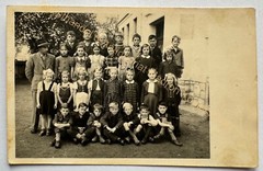 orig. Photo postcard photography child children around 1930 St. Andrä Brixen