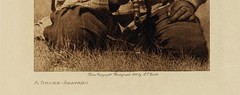 Arapoha, A Smoke, Photogravure New Print, Edward S. Curtis Original