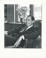 1970’s Vintage Photograph Richard Nixon by Philippe Halsman