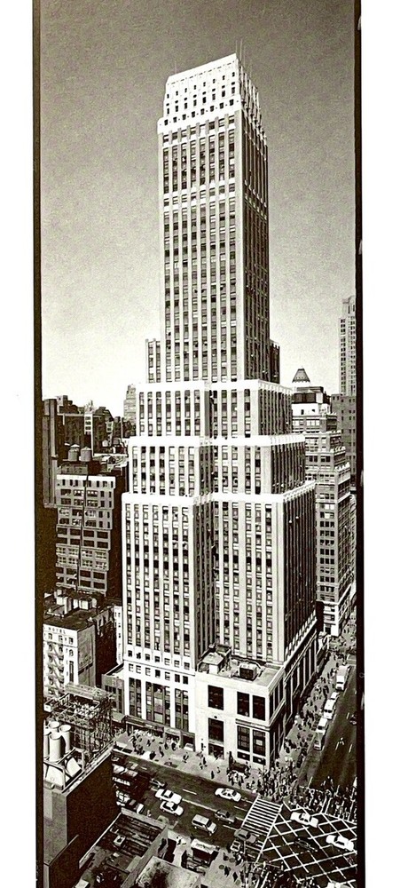 Horst Hamann (b. 1958) Art Photo Print Card – Nelson Tower NYC New York