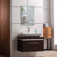Neue Design Mood Rectangular Bathroom Mirror with Shelf, (20 x 16 inch) Wall …