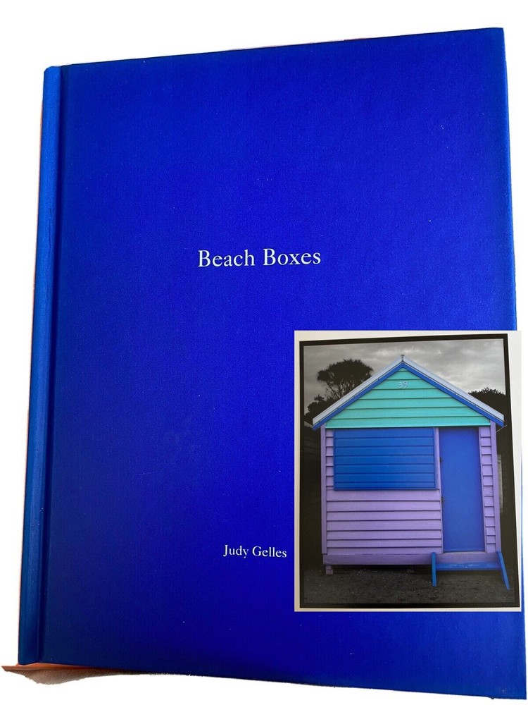 JUDY GELLES ‘Beach Box #39’, 2004 SIGNED Photo w/ Ltd. Ed. One Picture Book NEW