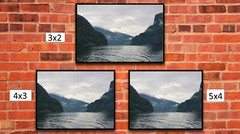 Cloudy Flam Fjord Under the Rain, High Resolution Image, Many Formats, TV Art