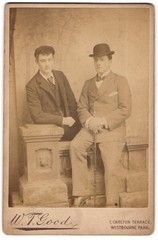 Photograph W. T. Good, London-W., 7, Carlton Terrace, Portrait of Two Men in E