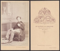Adolf Von Sonnenthal Actor Theater Vienna Portrait CDV Photo 1870