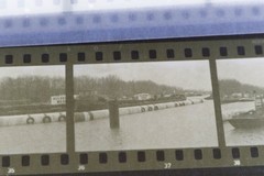 56 great old negative pictures – Hülskens Wesel – shipping laying culvert? 60-7