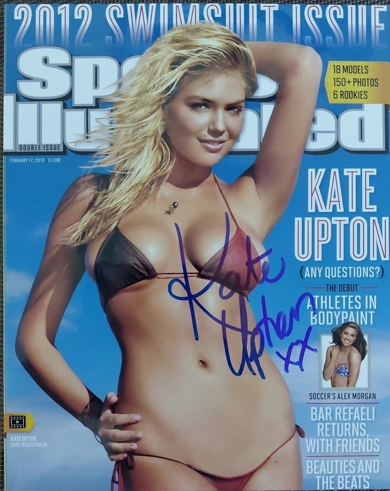 KATE UPTON Playboy & SI Model – Hand Signed 8×10 Autograph