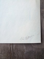 John Metoyer Contemp Large-Format Cyanotype Photo, Signed – Botanical