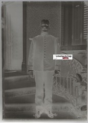 Soldier, 12th Regiment, Glass Photo Plate, Black & White Negative 13×18 Cm