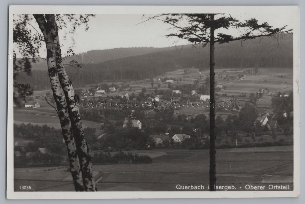 Querbach Jizera Mountains Silesia Poland – ‘Greetings Heil Hitler! Your Parents’ Photo Postcard