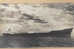 Unique Large Photo Ocean Liner Messageries Maritimes Ship Chenonceaux Indochina