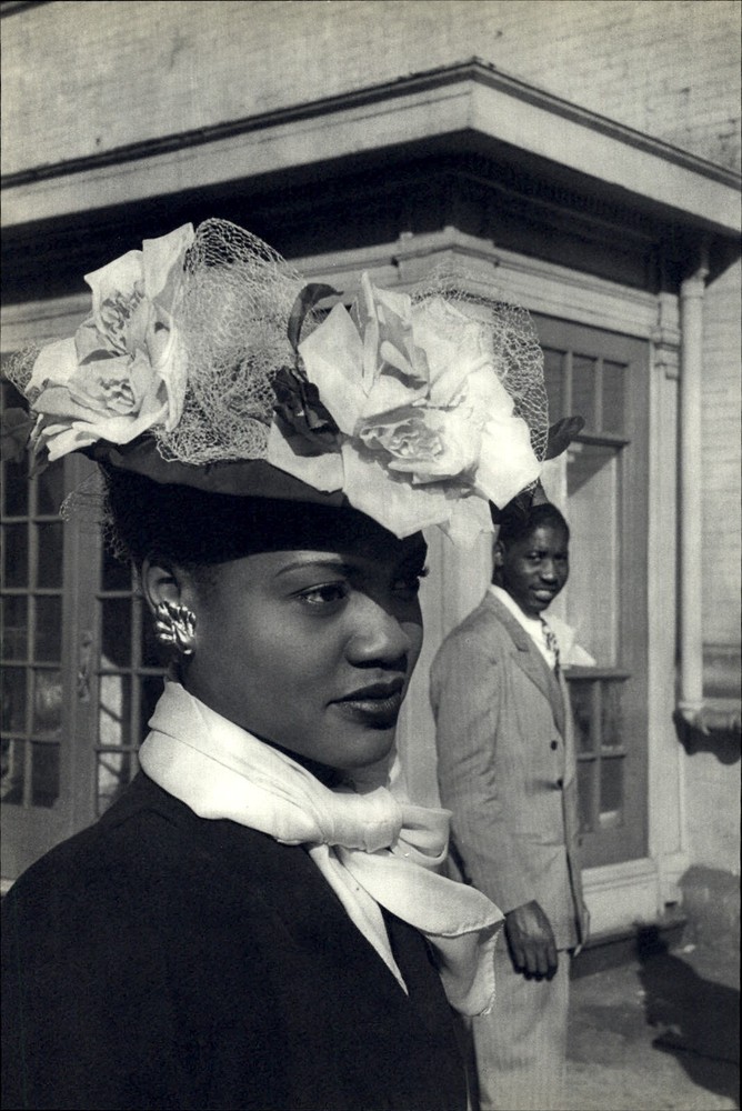 1952 Henri Cartier Bresson Black Couple Easter Sunday Harlem New York Art Photo