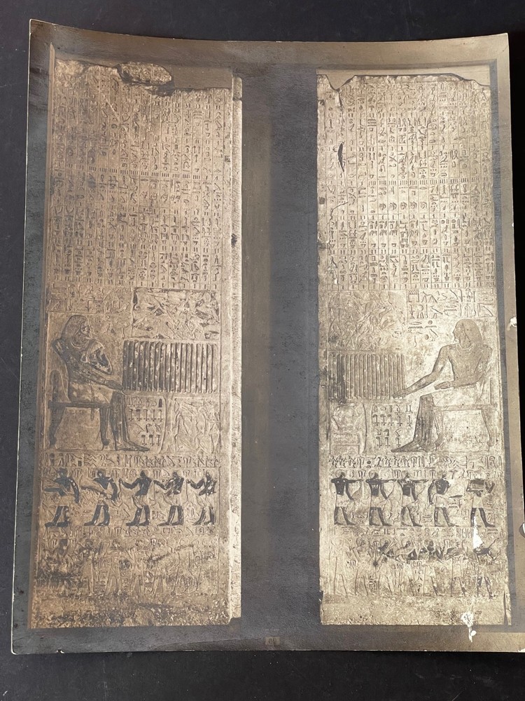 Original Bas Relief Photo Egypt Hieroglyphs Egyptian Art Print