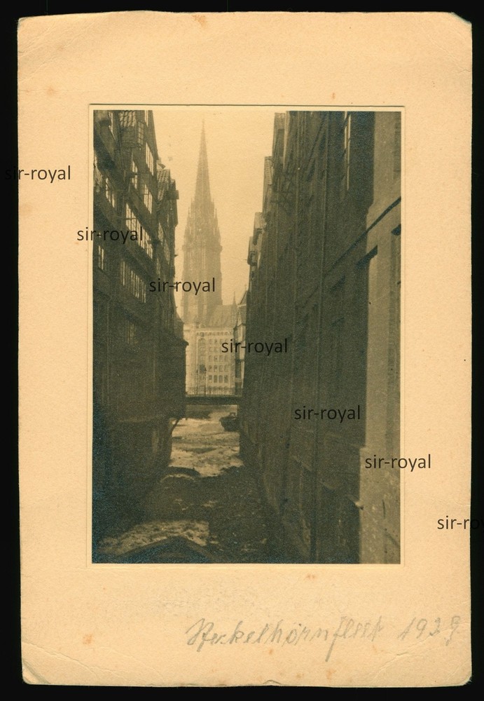 Steckelhörnfleet Hamburg 1939 – Photo 12x18cm