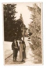 10 217- Photo Postcard * 2 Young Women in Szklarska Poręba * 1930s