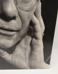 Vintage stamped Philippe Halsman photograph Paul Tillich 11×14″