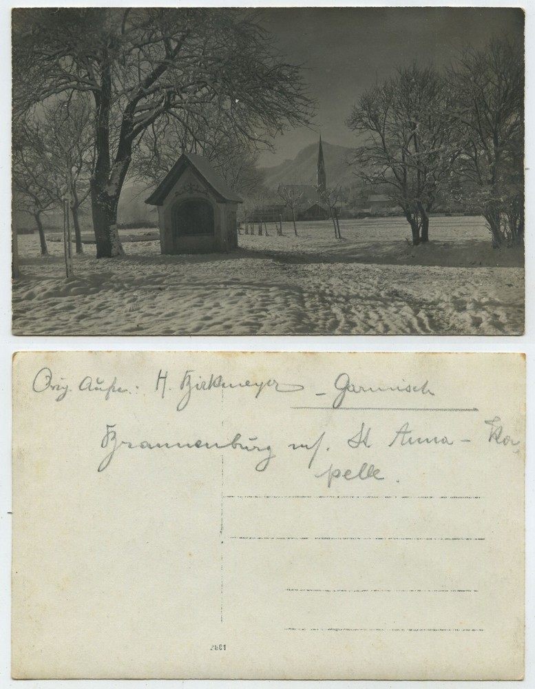 55097 – Brannenburg, St. Anna Chapel – Winter – Undated Photo