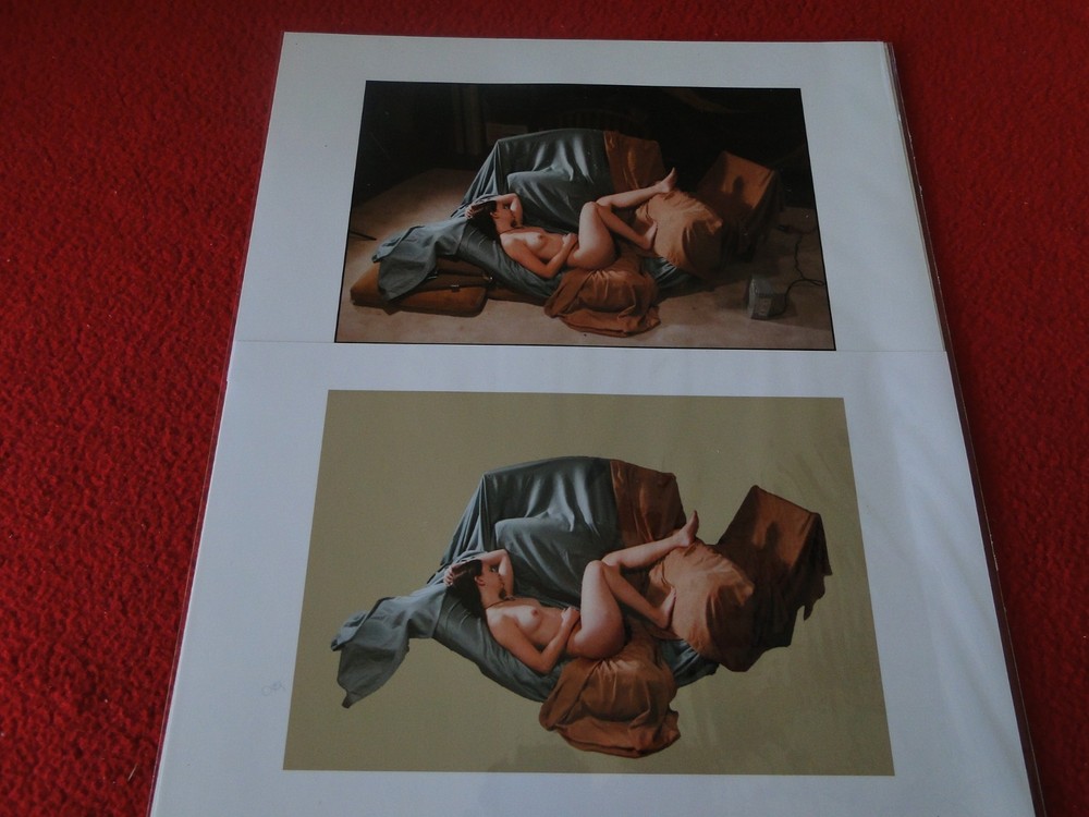 Vintage Professional Semi-Nude Woman Fine Art Photograph Jove Rama