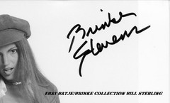 BRINKE STEVENS AUTOGRAPHED BILL STERLING PHOTO BS LONG COAT NUDES 005