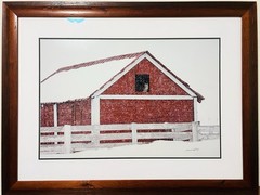 Thomas D. Mangelsen “Shelter from the Storm” Signed #209/2500 Framed Owl Barn