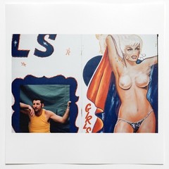 SIGNED Susan Meiselas Print – Carnival Strippers. Color – Rare Iconic Photo 6×6″