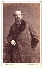 Photograph Henry Knight, St Leonards on Sea, Portrait Handsome Gentleman with Bar