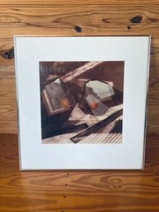 Fine Art Photography Chicago Lois Long 1984 1/1 Orange And Gold Balloons 22 x 23