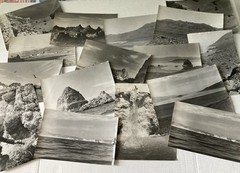 Vintage B&W Photos Pyramid Lake Nevada Landscapes Original 1950’s Lot of 16