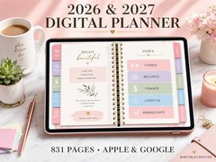Digital Planner | Daily, Weekly, Work Goodnotes iPad Planner Digital Journal Pdf