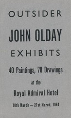 1964 RARE John Olday Real Photo SIGNED Satirical Cartoon Her Collection POSTCARD