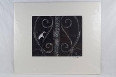 Black & White Photography Urban Art Wrought Iron Detail 20×24