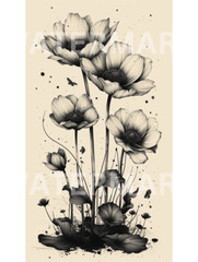 Digital Photo Image Illustration Flowers Picture Art Wallpaper Desktop