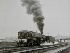 SP Forward Whistle Origin Engine X2470 Photograph Vtg 50s Railway Railroad RARE