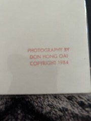 Don Hong-Oai signed ‘Unknown’ (Great Wall of China) SIGNED Print