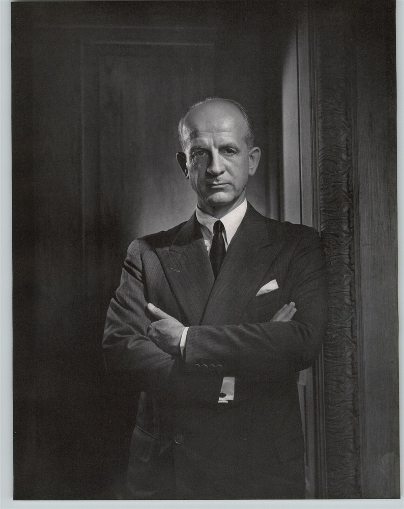 1946 Yousuf Karsh Original Sumner Welles Portrait Photo Gravure