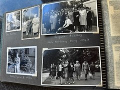 Old photo album civilian with defects, life in the GDR/51