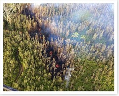 Kilauea Volcano Fissure Eruption Leilani Estates Hawaii 2018 Silver Halide Photo
